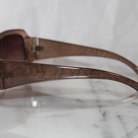 Brown Snakeskin Sunglasses